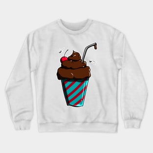 Forbidden poop shake Crewneck Sweatshirt